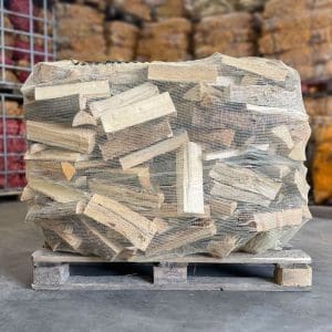 Kampanje, Blandingsved hel pall, 1000 liter, 30 cm